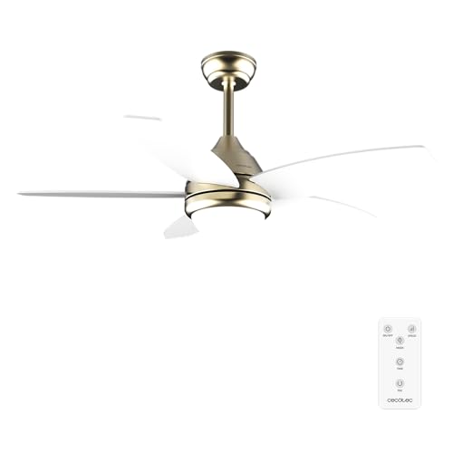 Upgrade your space with the Cecotec EnergySilence Aero 4200 Ceiling Fan. Featuring 3 speeds, a timer, and 5 blades for optimal airflow. Ideal for summer and winter use. Keywords: ceiling fan, EnergySilence, 3-speed, timer, home decor