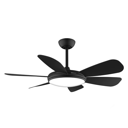 Cecotec - EnergySilence Aero 5200 Ceiling Fan, 36W, 132cm, LED Light, Remote, 6 Speeds