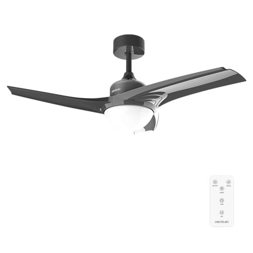 Upgrade your space with the Cecotec EnergySilence Aero 470 Ceiling Fan. Featuring 55W power, 3 speeds, and a winter function, this stylish 106 cm fan ensures comfort year-round. Keywords: ceiling fan, Cecotec, EnergySilence, winter function