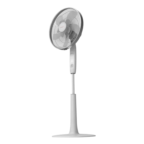 Experience the Cecotec EnergySilence 1010 Standing Fan with 6 speeds, timer, and adjustable height. Perfect for cooling any space efficiently. Keywords: standing fan, remote control, adjustable height