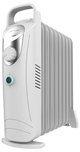 Stay warm with Cecotec's Electric Oil Filled Radiator. 1000W, 9 modules, low energy, and safety system, perfect for spaces up to 15m². Ideal for winter comfort!