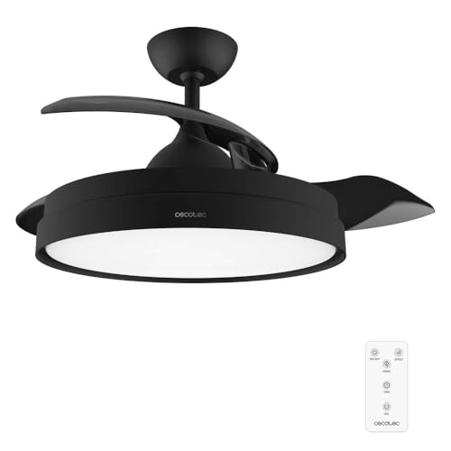 Shop the Cecotec EnergySilence Aero 470 Ceiling Fan with remote control, 3 speeds, and a sleek design. Perfect for cooling and style in any room. Keywords: ceiling fan, remote control, EnergySilence, 3 speeds