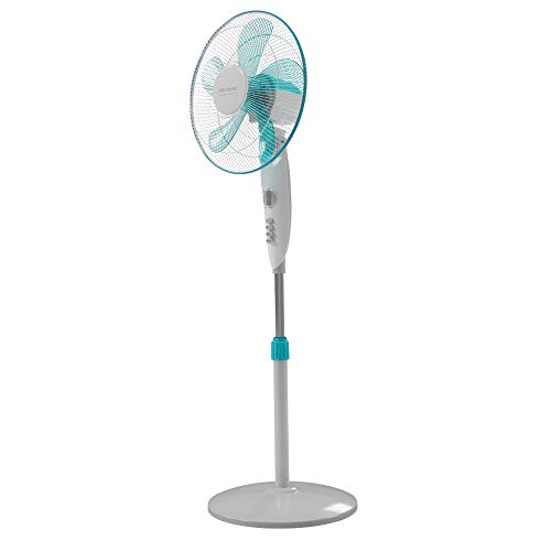 Experience the Cecotec EnergySilence 520 Power Fan with 50W, 4 speeds, adjustable height, and timer. Perfect for cooling any space. Keywords: standing fan, adjustable height, timer