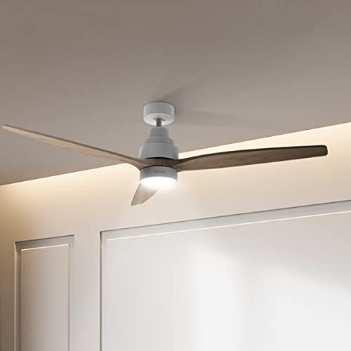 Cecotec - EnergySilence Aero 5300 Ceiling Fan with Light, 52" Diameter, Remote Control, DC Motor