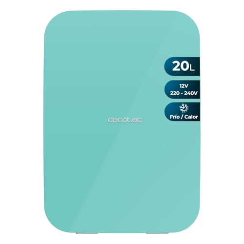 Discover the Cecotec Mini Fridge Bolero MiniColing 20L with hot & cold function, perfect for caravans. Adjustable temperature from 7ºC to 65ºC. Ideal for any space!