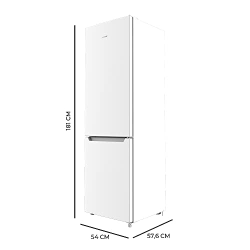 Cecotec - Combi Refrigerator 250L, 2 Doors, Multi Air Flow, No Frost, Energy Efficient
