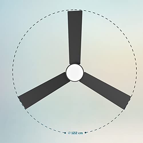 Cecotec - EnergySilence Aero 4850 Roof Fan with 30W DC Motor & Remote Control