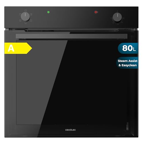 Discover the Cecotec 80L Multifunction Built-in Oven featuring 5 cooking functions, steam assist, and EasyClean technology. Perfect for versatile cooking! Keywords: built-in oven, multifunction, steam assist, EasyClean