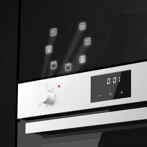 Cecotec - 70L Multifunctional Built-in Oven with 7 Cooking Functions, Eco Mode, Steam Assist