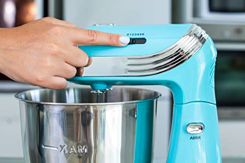 Cecotec - Easy Pastry Processor with 3L Steel Bowl, 5 Functions, 6 Speeds