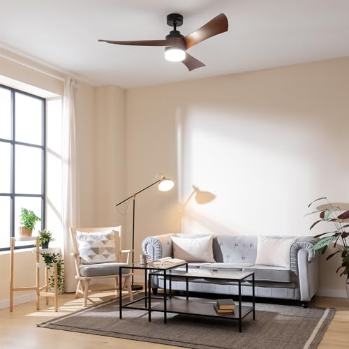 Cecotec - Ceiling Fan with EnergySilence Aero Light, 40W, 132cm, Remote Control