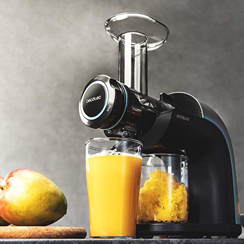 Cecotec - Juice&Live 2000 EasyClean Juicer, 150W, Slow Speed 70RPM, Pulp Regulator
