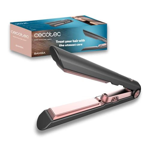 Discover the Cecotec Cordless Hair Straightener with ceramic coating, 30 min battery life, and ergonomic design. Perfect for on-the-go styling! Keywords: cordless hair straightener, ceramic coating, battery life