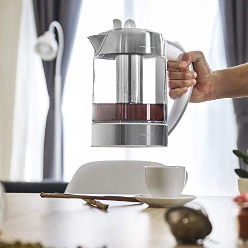 Cecotec - 1.7L Borosilicate Glass Electric Kettle with 2200W Power