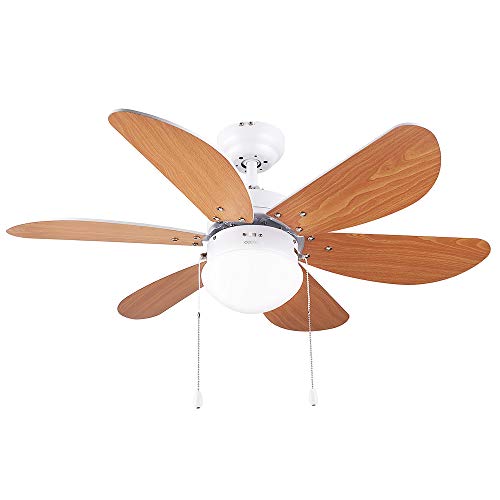 Cecotec EnergySilence Aero 360 Ceiling Fan with Light and 6 Blades