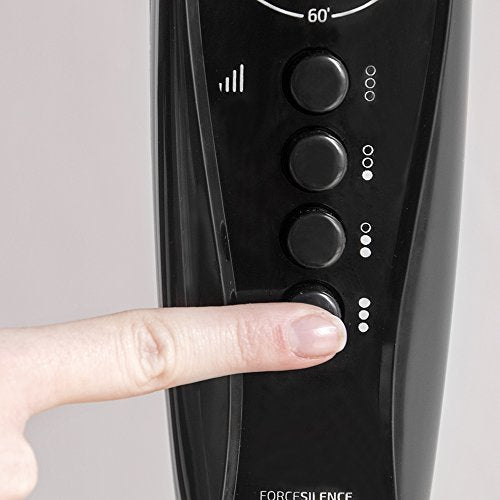 Cecotec - EnergySilence 1020 Pedestal Fan, 60W, 10 Blades, Adjustable Height