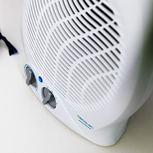 Ready Warm - 2000 W Electric Bathroom Heater, Adjustable Thermostat, 2 Heat Levels, Quiet Operation