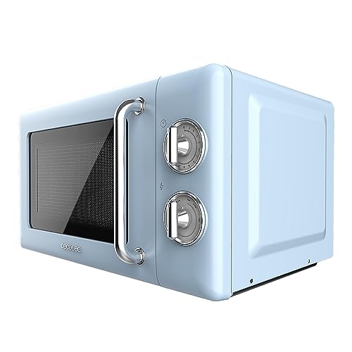Cecotec - Retro 20L Mechanical Microwave, 700W, 6 Levels, 30 Min Timer