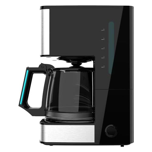 Cecotec - Shiny Aluminium Coffee Maker for 9 Cups, Ergonomic Handle, Silicone Seal