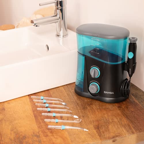 Cecotec - Bamba ToothCare 1200 Jet Pro, 7 Nozzles, 10 Pressure Settings, LED Display