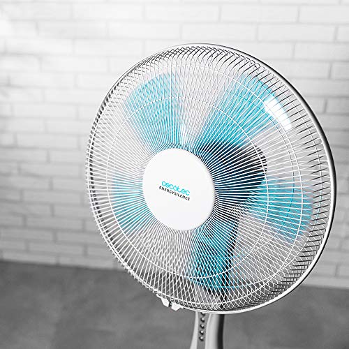 Cecotec - EnergySilence 530 Pedestal Fan with Remote, Timer, 3 Speeds, Oscillating