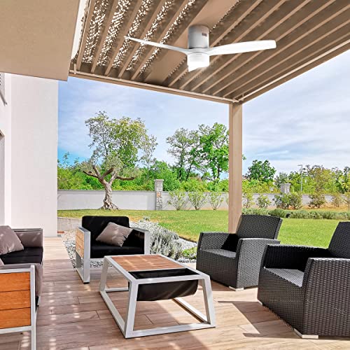 Cecotec - EnergySilence Aero 5600 Ceiling Fan with Light, Remote, 40W Power