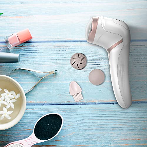 Cecotec - Rechargeable Electric Foot File with Vacuum, 100 mins, 3 Discs