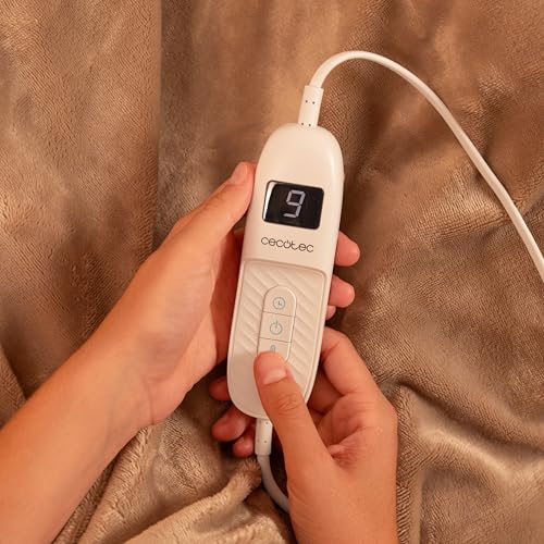 Cecotec - HeatConfort Thermal Blanket with Automatic Shut-Off & 9 Heat Levels