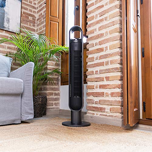 Cecotec - EnergySilence 9190 SkyLine Ionic Tower Fan, Remote, Timer, WiFi Control