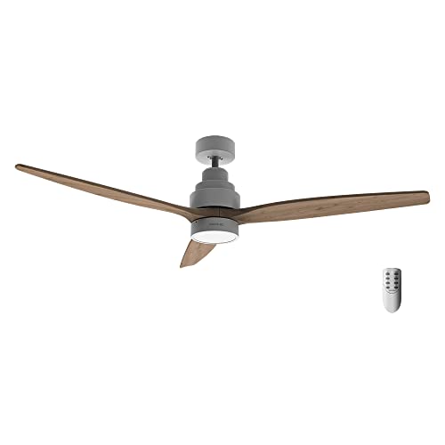 Upgrade your space with the Cecotec EnergySilence Aero 5300 Ceiling Fan. Featuring a 52" diameter, remote control, and energy-efficient DC motor. Perfect for any room! Keywords: ceiling fan, remote control, DC motor, LED light