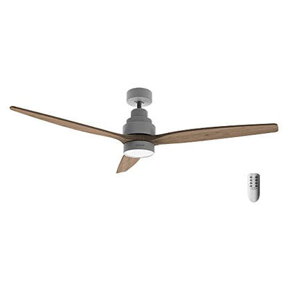 Upgrade your space with the Cecotec EnergySilence Aero 5300 Ceiling Fan. Featuring a 52" diameter, remote control, and energy-efficient DC motor. Perfect for any room! Keywords: ceiling fan, remote control, DC motor, LED light
