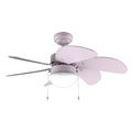 Cecotec EnergySilence Aero 3600 Vision Ceiling Fan in elegant purple design with light