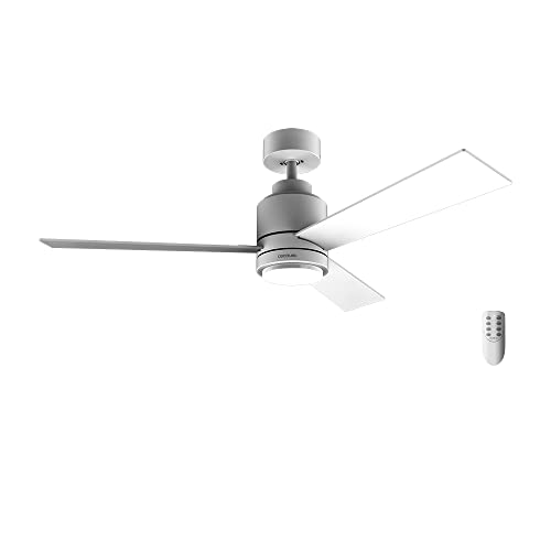 Upgrade your space with the Cecotec EnergySilence Aero 4850 ceiling fan. Features LED light, remote control, and quiet operation. Perfect for any room! Keywords: ceiling fan, LED light, remote control, quiet operation
