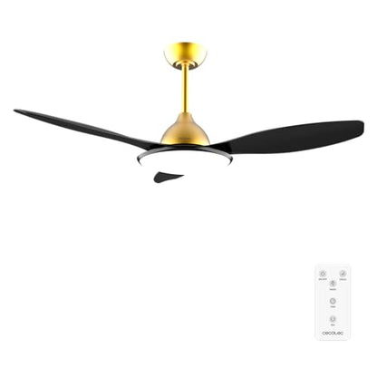 Experience the Cecotec EnergySilence Ceiling Fan with Light, featuring a powerful 36W DC motor, remote control, and 48" diameter. Perfect for any room! Keywords: ceiling fan, remote control, energy-efficient
