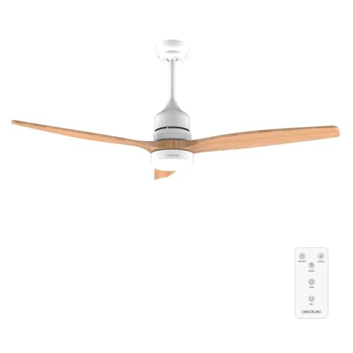 Shop the Cecotec Ceiling Fan with Light featuring a powerful 40W DC motor, remote control, and timer. Ideal for year-round comfort in any room. Keywords: ceiling fan, remote control, DC motor