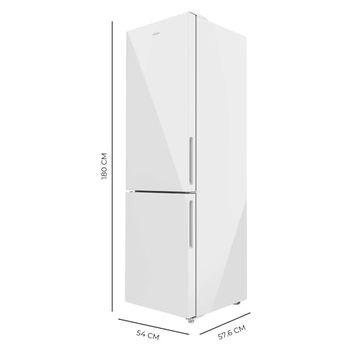 Cecotec - Bolero CoolMarket Combi 250L, Total No Frost, Multi Airflow, Adjustable Humidity Drawer