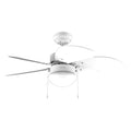 Cecotec EnergySilence Aero 3600 Ceiling Fan in full white with light and 6 blades