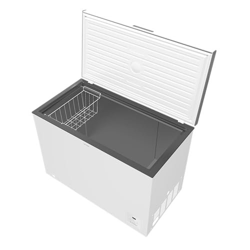 Cecotec - Bolero CoolMarket Chest Freezer 300L, Class E, Inverter Plus, Fast Freezing