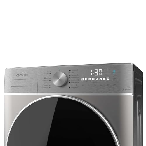 Cecotec - 9 kg DressCode 9800 Front-Loading Washing Machine with Inverter Motor & SteamMax