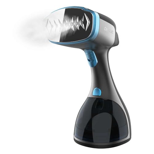 Cecotec Ironhero 1800 Vertical Steam Iron in black with touchscreen control