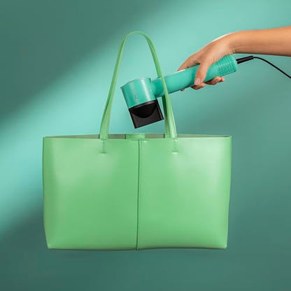 Cecotec - Ionicare Rockstar Style Green Hair Dryer, 1500W, 4 Heat Settings, Lightweight