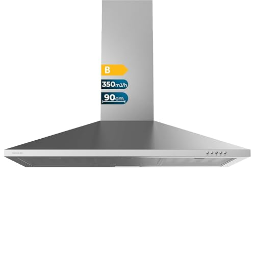 Cecotec Bolero Flux PM 903500 Stainless Steel Wall-Mount Vent Hood