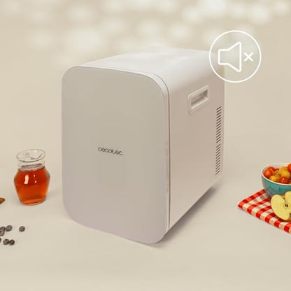 Cecotec - Mini Fridge 20L with Cooling & Heating, 12V-220V, Portable Design