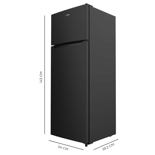 Cecotec - 2 Door Combined Refrigerator Bolero 211L, Automatic Defrost, Fast Freezing, Reversible Door