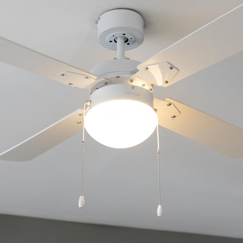 Cecotec Ceiling Fan With Light - EnergySilence Aero 450, 50W Motor, 3 Speeds