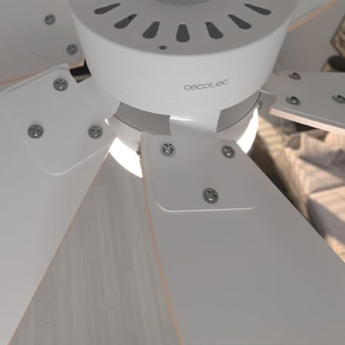 Cecotec EnergySilence 3600 Vision Ceiling Fan - Modern Orange Design With Oscillation