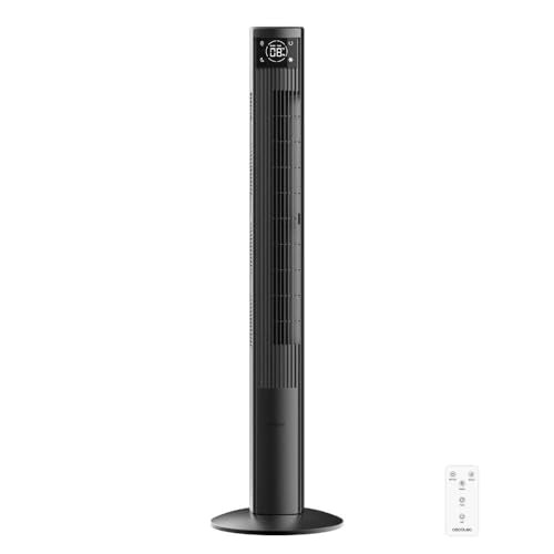 Experience the Cecotec EnergySilence 9090 Skyline Ionic Fan with remote control, 3 modes, and a powerful ionizer. Perfect for cooling any space efficiently! Keywords: Cecotec fan, ionic fan, remote control, EnergySilence