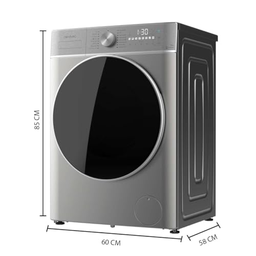 Cecotec - 9 kg DressCode 9800 Front-Loading Washing Machine with Inverter Motor & SteamMax