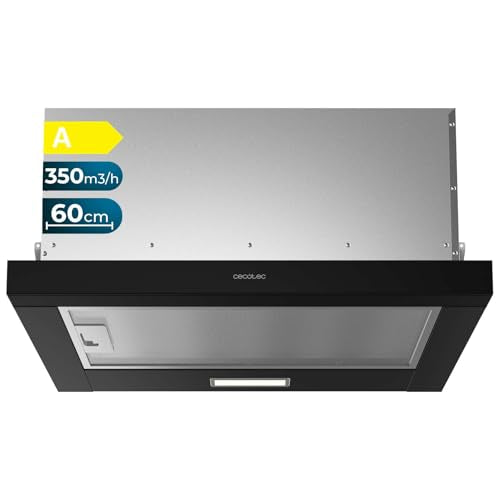 Cecotec 60 cm Telescopic Extractor Hood - 70 W, 350 m3/h Suction Power