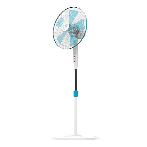 Cecotec EnergySilence 500 Floor Fan in white with 5 blades and adjustable height